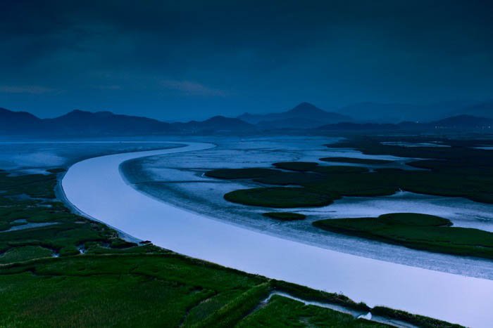 una imagen de un río serpenteante - fotografía de viaje