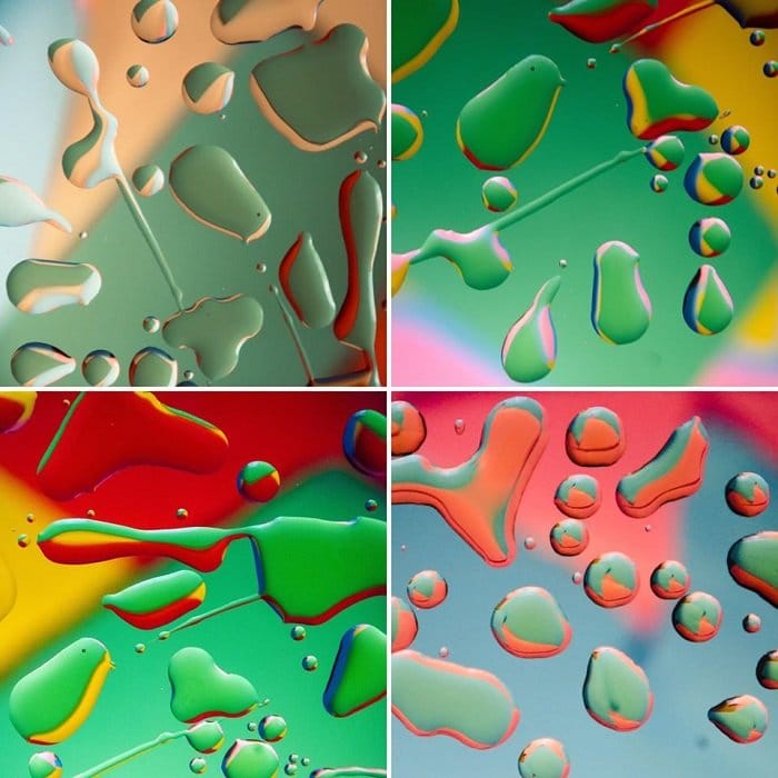 Fotografía abstracta de aceite y agua de Norman Beecher