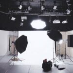 Configuración de iluminación de un estudio de fotografía - pasantías de fotografía